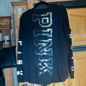 Victoria Secret long sleeve sequin Tee